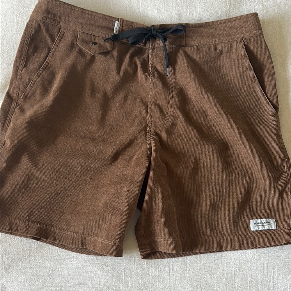 Banks Journal Men's Brown corduroy Shorts